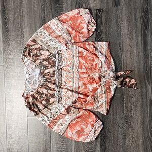 🦩 Allison Daley tie front Blouse 🦩